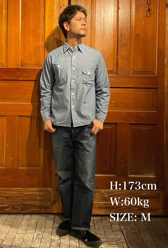 JELADO シャンブレー　スモーカーシャツ JELADO Smoker Shirt Chambray スモーカーシャツシャンブレー