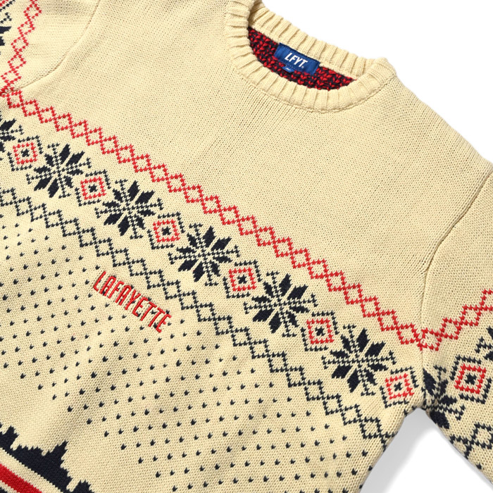 LFYTニット LFYT ニット セーター ラファイエット CITY SCAPE SWEATER LA220402