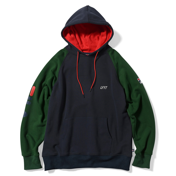 LFYT パーカー ラファイエット COLOR BLOCK HOODIE LA220501 FILA フィラ コラボ エルエフワイティー｜first-stadium｜02