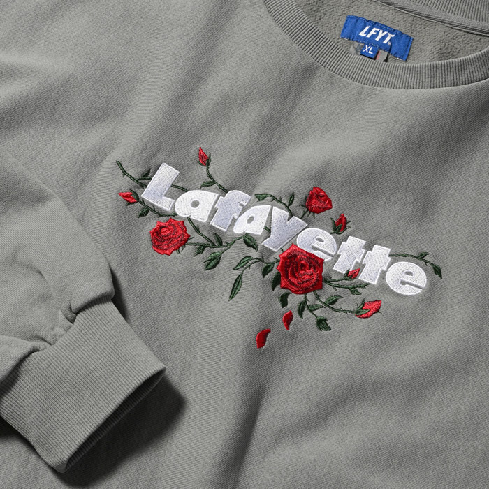 Lafayette ラファイエット スウェット ROSE LOGO US COTTON PIGMENT