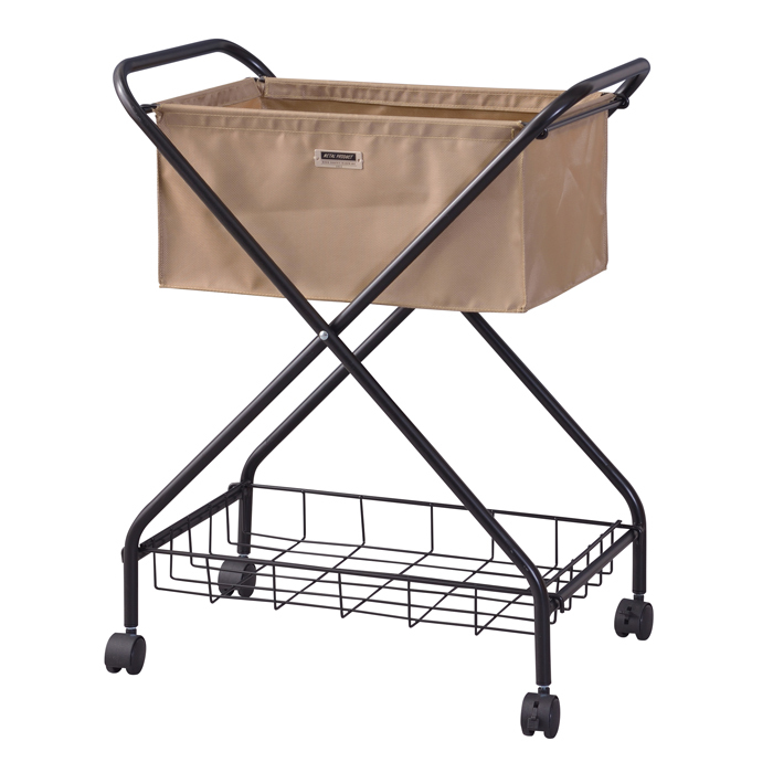 バスケットワゴン 家具 収納 バスケット 洗濯 おしゃれ 送料無料 東谷 MIP-83 | 東谷 | 02