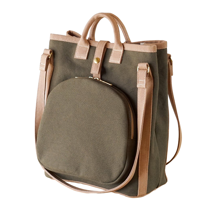 ワラビー トート バッグ 帆布 おしゃれ かわいい 丈夫 ニュアンスカラー Trocco トロッコ 母の日 |  | 05