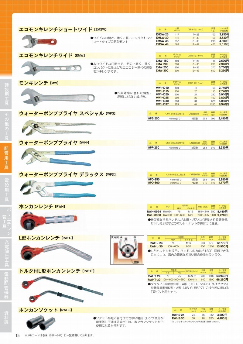 公式ショップ】MCCコーポレーション トルク付L形ホンカンレンチ RWHT