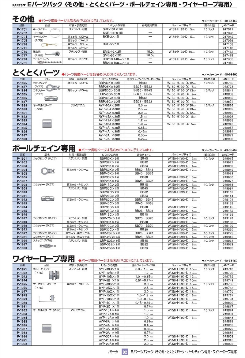 定期入れの ニッサチェイン アルミオーバルスリーブ ワイヤーロープ径0.81mm用 4個入 P-1985 discoversvg.com