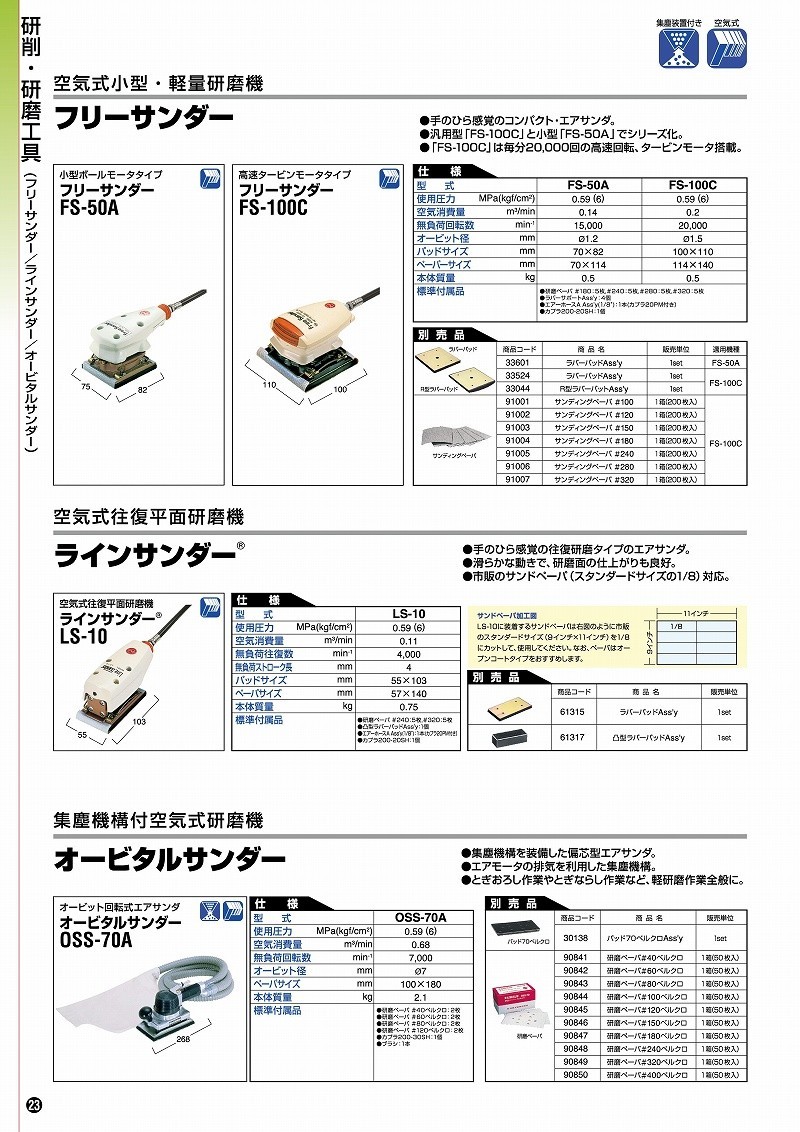 秀逸 NITTO 日東工器 フリーサンダー FS-100C liugongacademy.com