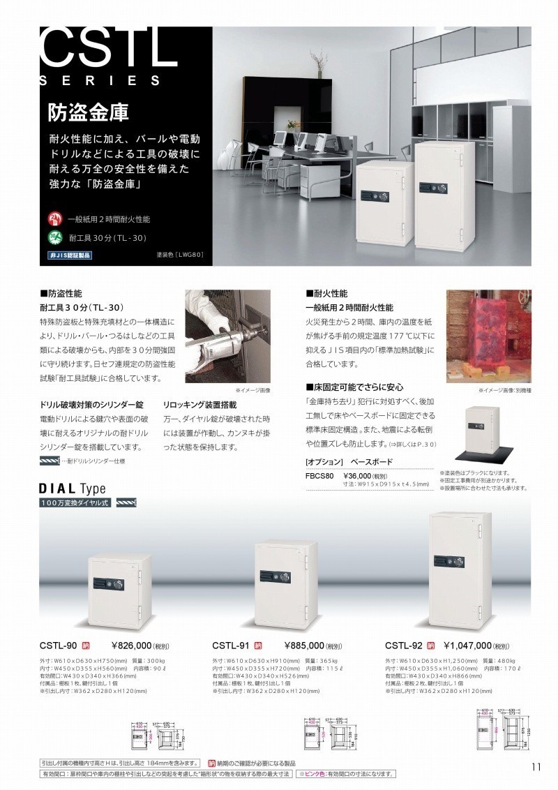 エーコー金庫 Eiko Eiko Cstl 91 ファーストworkヤフー店 防盗金庫 大型 重量物 ご購入前確認品 温度計 100万変換 ダイヤル 耐ドリルシリンダー式 防盗金庫 道具 工具 Cstl 91