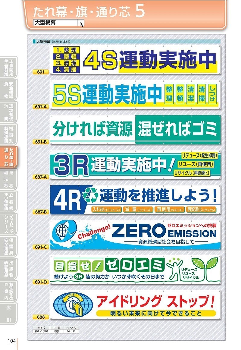 期間限定今なら送料無料つくし工房 安全標識 687-B ひも付 『4R運動を