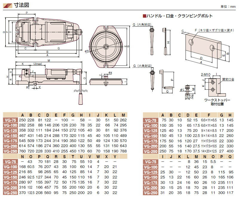 マシンバイス　津田駒　口金幅250mm ym-tsu-vg01.jpg