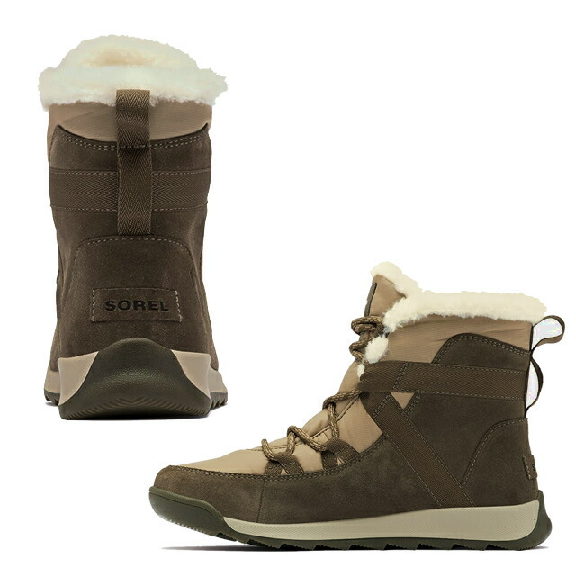 ソレル ブーツ スノーブーツ レディース SOREL NL3819 Whitney II Flurry ウィットニー 2 フルーリー 防水 シューズ ウインター キャンプ ボア 中綿 フリース