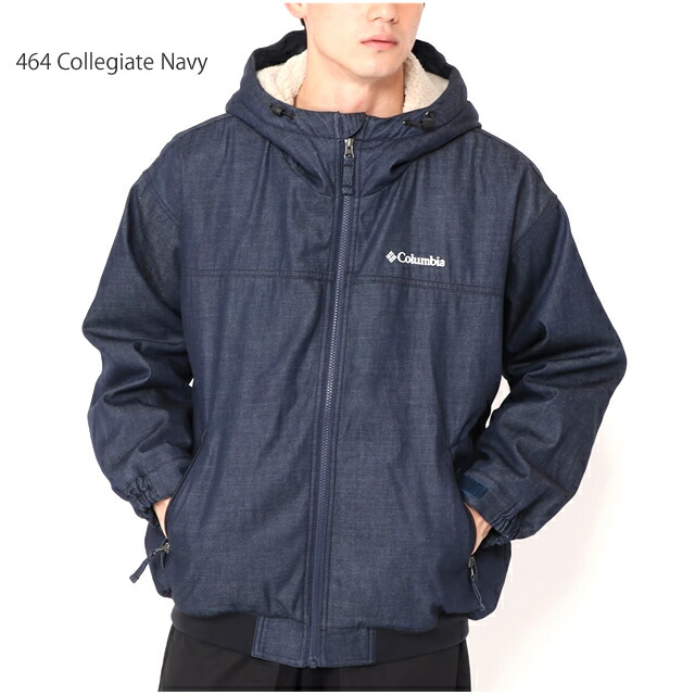 コロンビア アウター マウンテンパーカー ジャンパー COLUMBIA ロマビスタ シエルパ デニム ジャケット フーディー PM0483 LOMA VISTA SHERPA DENIM JACKET フリース ボア 防寒  キャンプ　ジーンズ