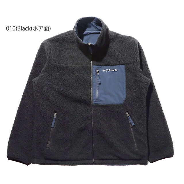 コロンビア フリース ジャケット アウター COLUMBIA PM1632 シュガードーム リバーシブル ボア キャンプ SUGAR DOME REVERSIBLE JACKET 