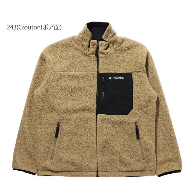 コロンビア フリース ジャケット アウター COLUMBIA PM1632 シュガードーム リバーシブル ボア キャンプ SUGAR DOME REVERSIBLE JACKET 