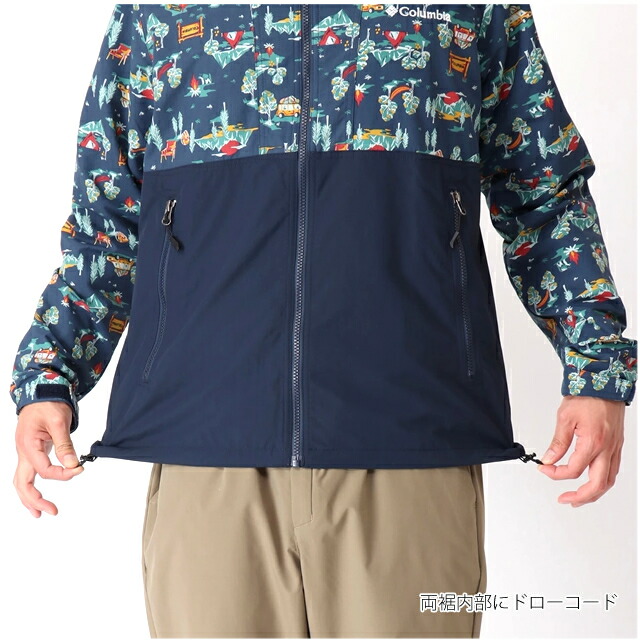 コロンビア アウター ジャケット マウンテンパーカー COLUMBIA PM1814 Hazen Patterned Jacket ヘイゼン パターンド ジャケットキャンプ マウンテンパーカー レインウェア 防汚撥水 サンプロテクション 紫外線 UV対策　パッカブル