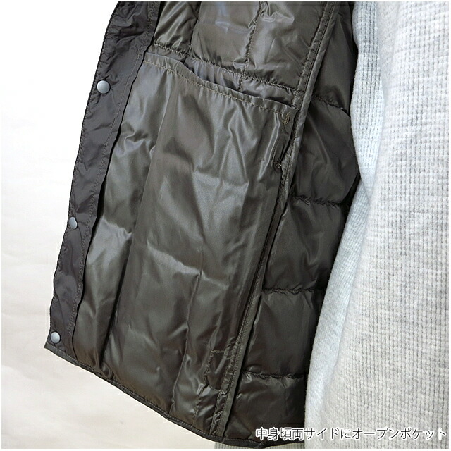 インナー ダウン ベスト TAION-001 TAION V NECK DOWN VEST タイオン Vネック ダウン ベスト 前あき キャンプ アウトドア高品質 リーズナブル 800FLP