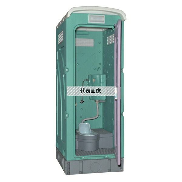 旭ハウス工業 仮設トイレAUトイレ 洋式水洗架台付 AUG-FWR+15WS 洋式本