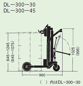 をくだ屋技研(O.P.K) ドラムポーター DL-300-30 [配送制限商品] : opk