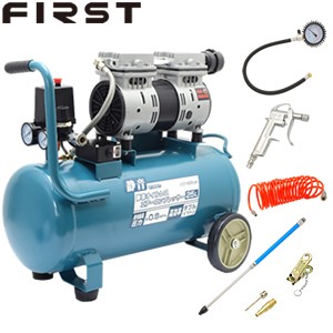 FIRST オイルレスエアーコンプレッサー22L ACP-22OLVB 【在庫有り 