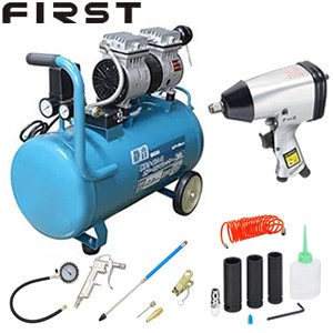 FIRST オイルレスエアーコンプレッサー22L ACP-22OLVB 【在庫有り 