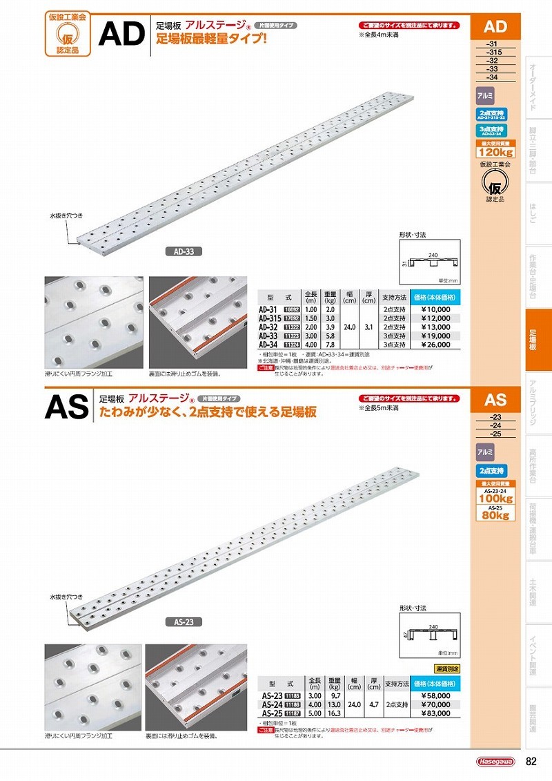 レビュー高評価の商品！ はしごと脚立のノボッテ長谷川工業 ハセガワ