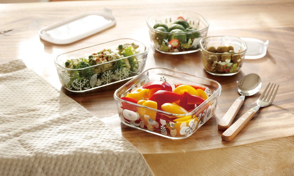 iwaki（イワキ） 耐熱ガラスパック＆レンジ PSC-PRN11G 11点セット