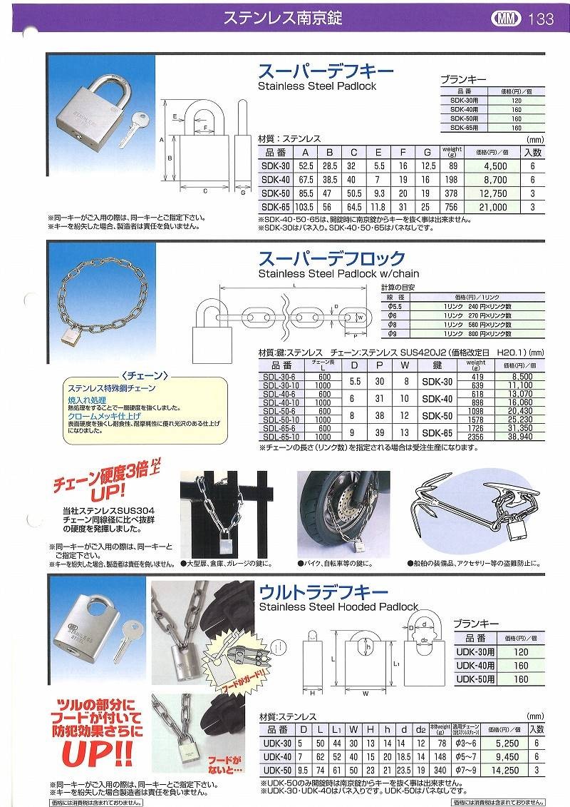 品質保証2023水本機械 ステンレス スーパーデフロック 品番：SDL-40-10