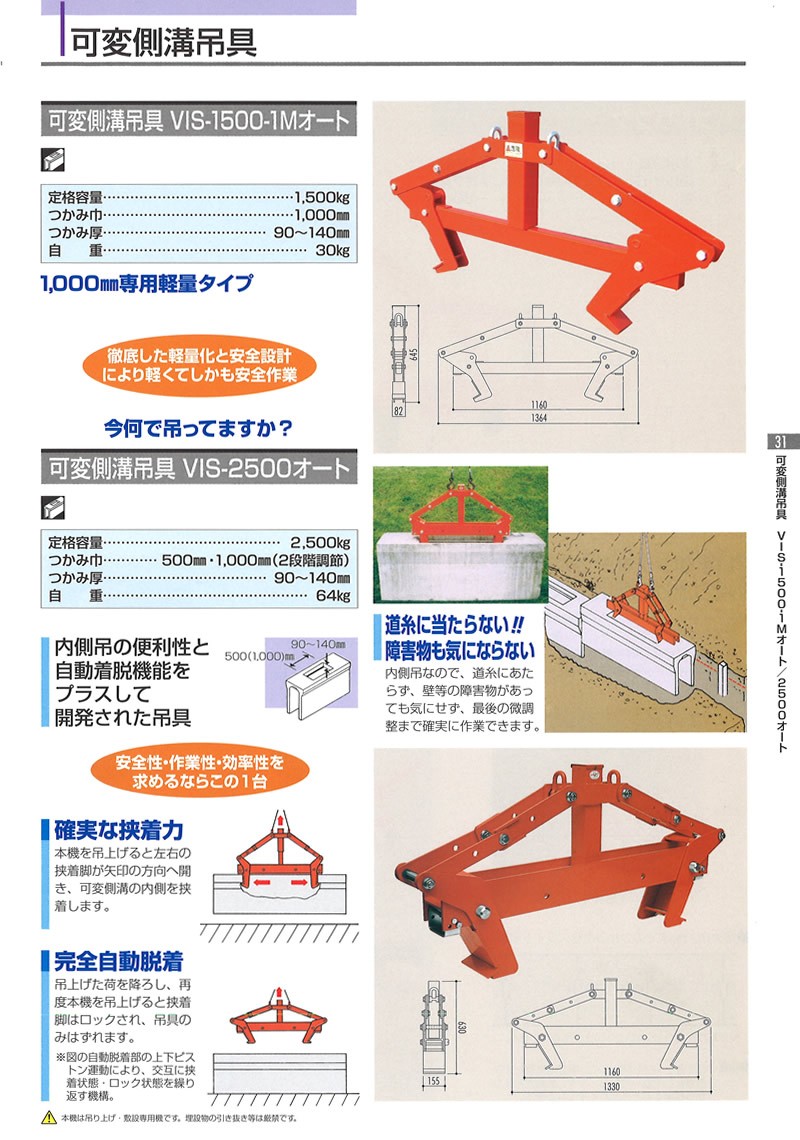 送料無料新品 ※法人様限定※サンキョウトレーディング 可変側溝吊具