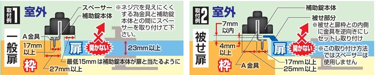 お得セール (株)ノムラテック N-1072 4個入り ファーストPayPayモール店 - 通販 - PayPayモール 快適防犯 どあロックガード ダイヤル式 外内兼用 ネジ止めタイプ 新品在庫