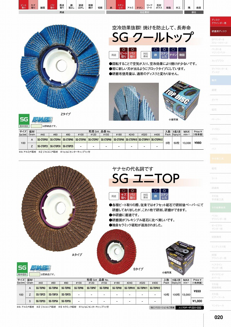 おすすめ特集 柳瀬 ヤナセ SGダイヤTOPディスク1 ad-naturam.fr