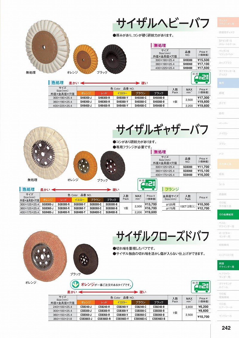 【については】 柳瀬(ヤナセ) サイザルヘビーバフ 無処理 300×190×25.4mm SHB300 『1個価格』 ファーストPayPayモール店 - 通販 - PayPayモール みがあり