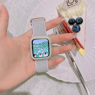 SNSで話題大人気【全機種対応】韓国 Apple watch バンド 腕時計ベルト 人気 レディース 交換用 38/40/41/42/44/45mm  全シリーズ対応 1/2/3/4/5/6/7代/SE