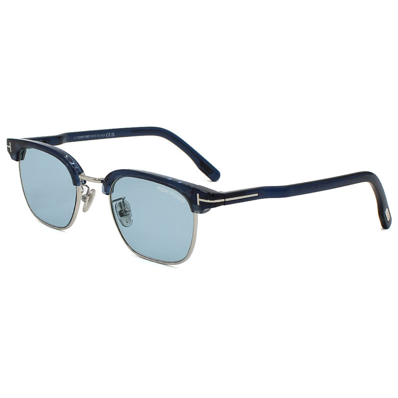 トムフォード TOM FORD サングラス アジアンフィット EYEWEAR ウェリントン FT1119-D/S 01A 47 TF1119-D メンズ レディース 紫外線対策 TOM FORD（トムフォード） サングラス アジアンフィット メンズ