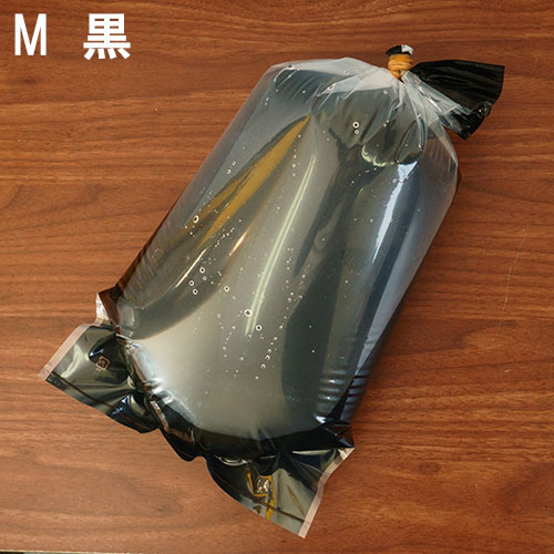 ネオス　メダカ用カラー丸底ビニール袋　Mサイズ　（袋10枚＋輪ゴム20本）｜fish-y｜02