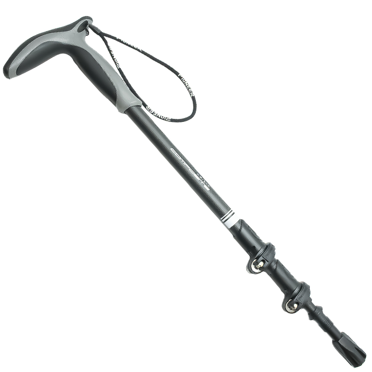 トレッキングポール カーボン製 軽量 1本のみ 登山 ストック スティック Tグリップ 杖 伸縮式 コンパクト ハイキング ウォーキング エルゴノミック |  | 03