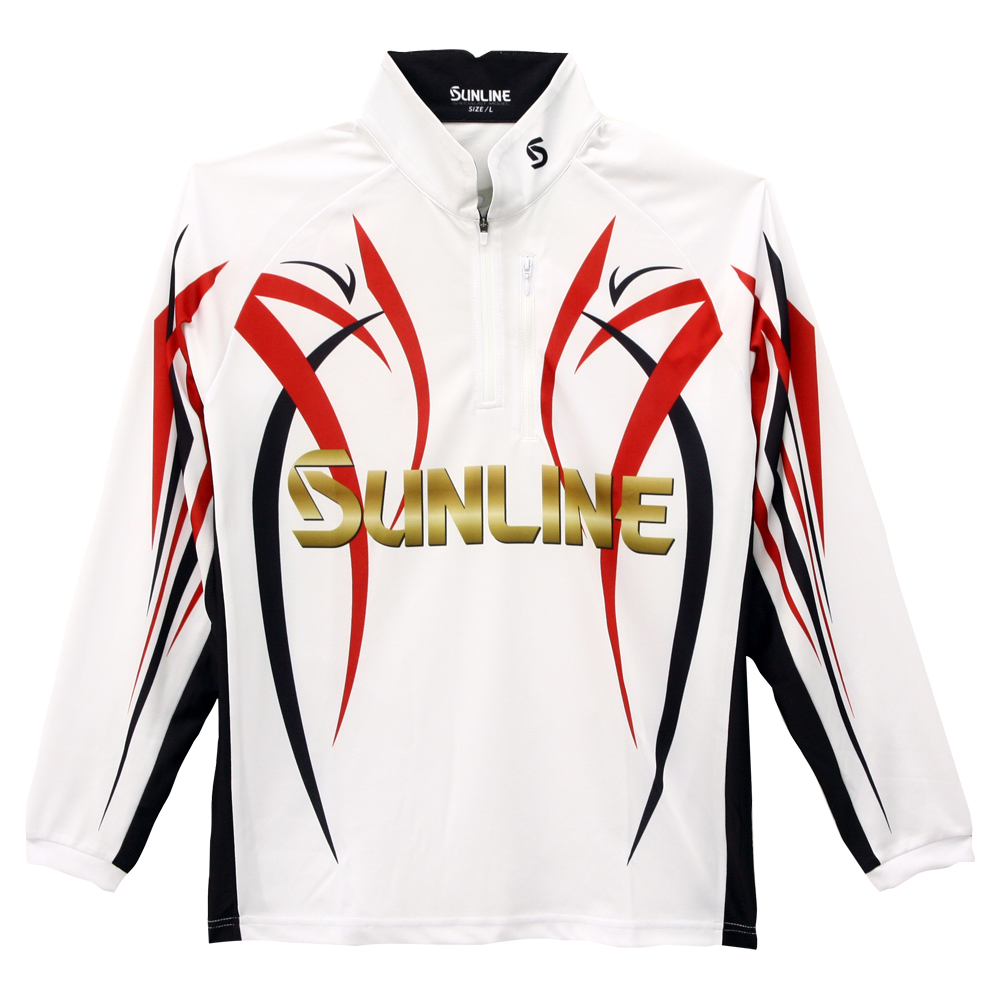 サンラインPRODRYシャツ（長袖）　SUW-04501CWホワイトLLサイズ サンライン（SUNLINE） SUW-04501CW PRODRYシャツ（長袖
