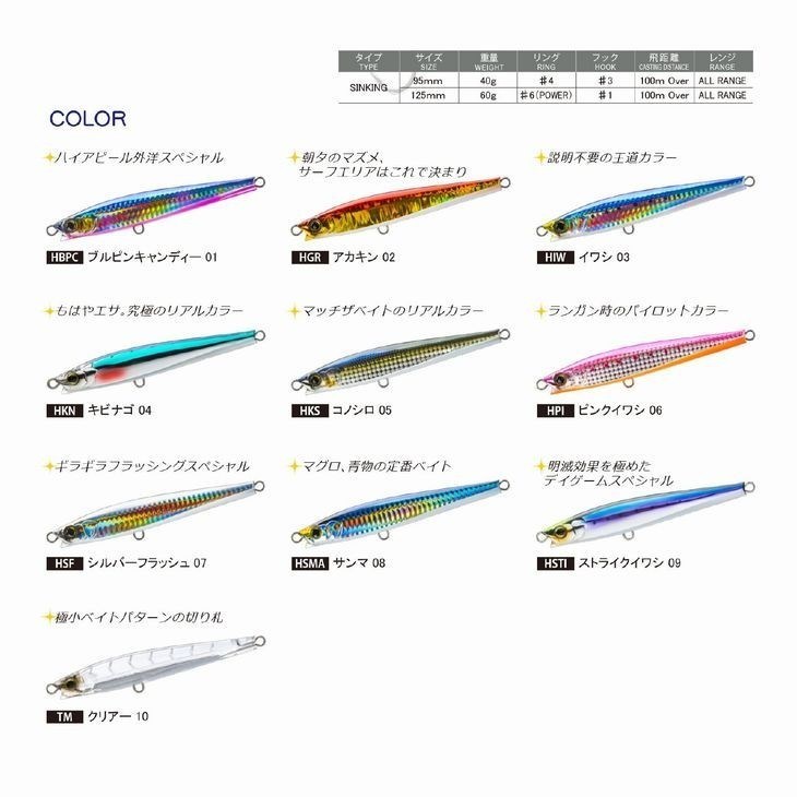 DUEL ハードコア モンスターショット S 95 40g デュエル