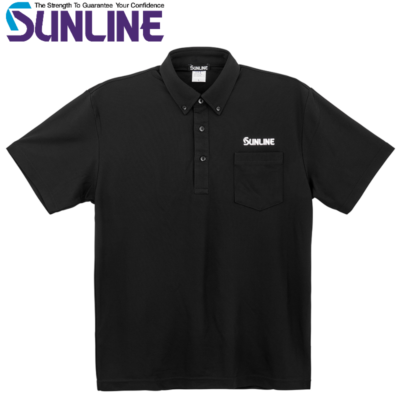 サンライン（SUNLINE） ドライカノコ ポロシャツ SUW-15604DP ブラック