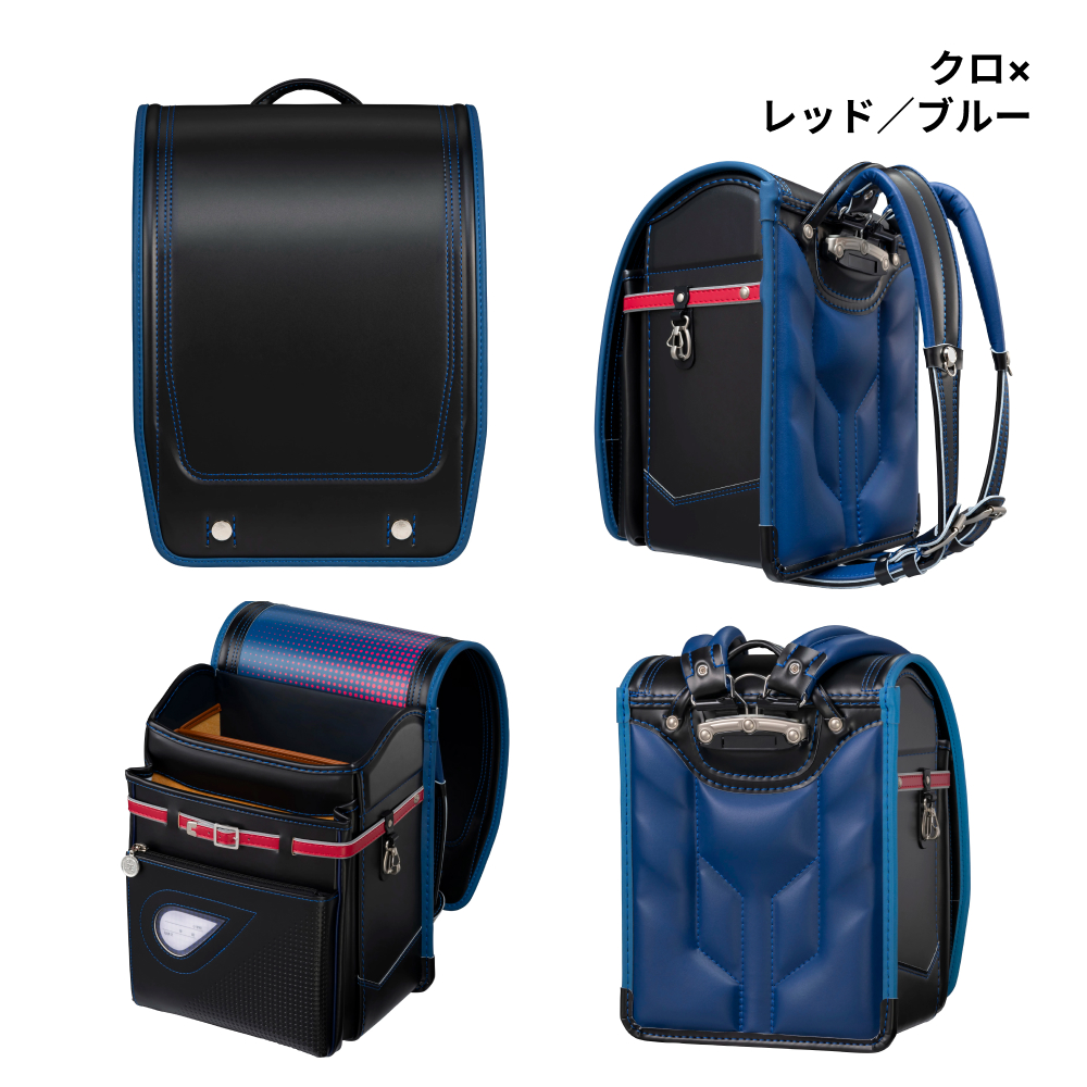 【早割10％OFF】フィットちゃん ランドセル アスリートボーイワイド 安ピカッ 楽ッション 男の子 2027年 日本製 国産 A4 レッド ブルー 軽量 軽い 大容量_13