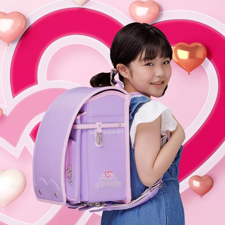 フィットちゃん あい・愛ティアラ 安ピカッ 楽ッションタイプ ランドセル 女の子 2025年 A4 フラットファイル対応 ラベンダー ピンク ブルー 水色 軽量 軽い｜fit-chan｜11