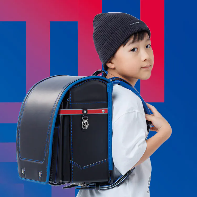 【早割10％OFF】フィットちゃん ランドセル アスリートボーイワイド 安ピカッ 楽ッション 男の子 2027年 日本製 国産 A4 レッド ブルー 軽量 軽い 大容量_1