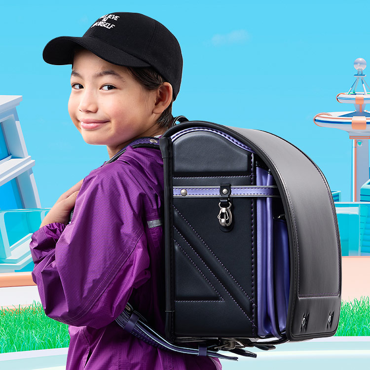 【早割10％OFF】フィットちゃん ランドセル ストリートファインワイド 安ピカッ 楽ッション 男の子 2027 日本製 ブラック 軽量 軽い_4