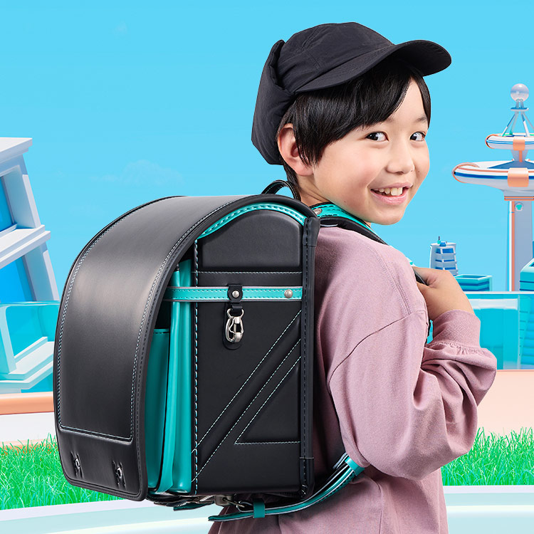 【早割10％OFF】フィットちゃん ランドセル ストリートファインワイド 安ピカッ 楽ッション 男の子 2027 日本製 ブラック 軽量 軽い_6