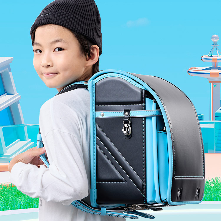 【早割10％OFF】フィットちゃん ランドセル ストリートファインワイド 安ピカッ 楽ッション 男の子 2027 日本製 ブラック 軽量 軽い_10