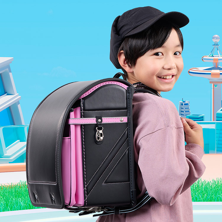 【早割10％OFF】フィットちゃん ランドセル ストリートファインワイド 安ピカッ 楽ッション 男の子 2027 日本製 ブラック 軽量 軽い_3