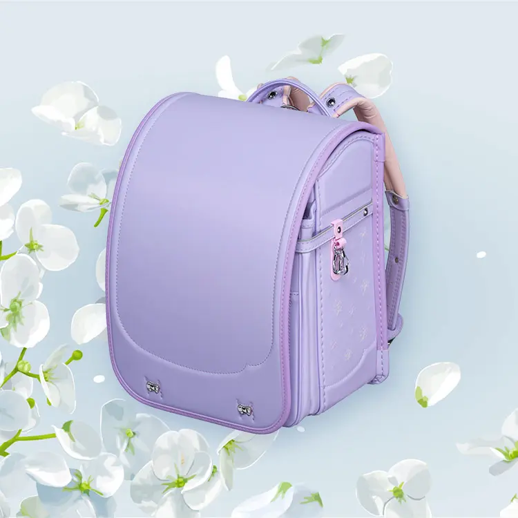 【早割10％OFF】フィットちゃん ランドセル  シュシュ・フローラ軽量 安ピカッ 楽ッション 女の子 2027年 日本製 国産 A4 フラットファイル対応 FIT-249AZRLの画像