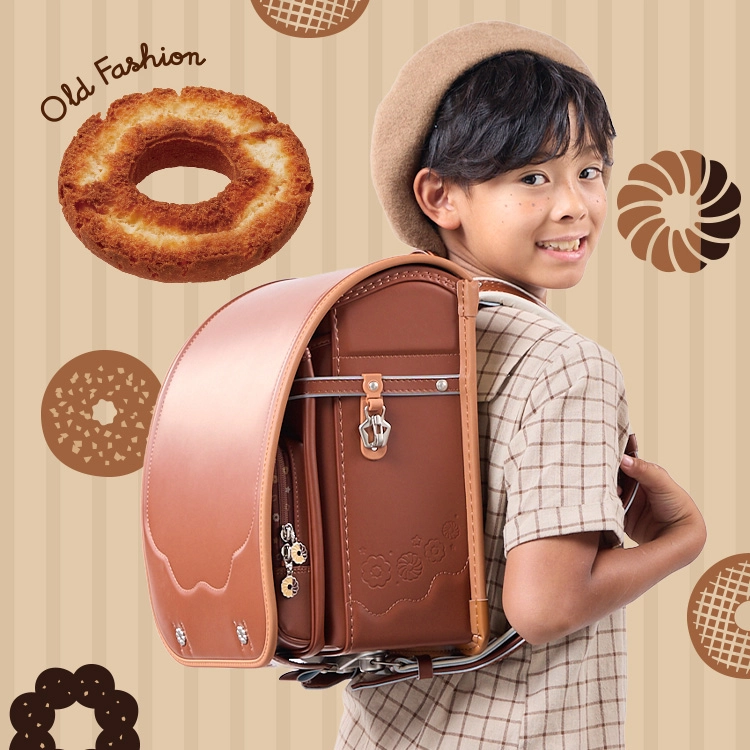 【早割10％OFF】フィットちゃん ランドセル ミスタードーナツコラボ 安ピカッ 楽ッション 女の子 2027年 日本製 黄 紫 水色 ピンク ベージュ 軽量 軽い ミスド_7