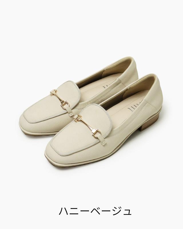 fitfit 新品23.5cm ◆撥水ソフトストレッチモカシン(エナメル) 撥水ソフトストレッチモカシン （ブラック） -fitfit(フィットフィット