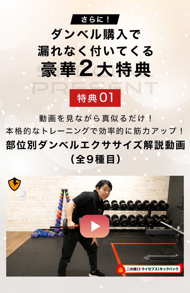 ダンベル 可変式 20kg×2個セット 合計40kg ダンベルセット バーベルに