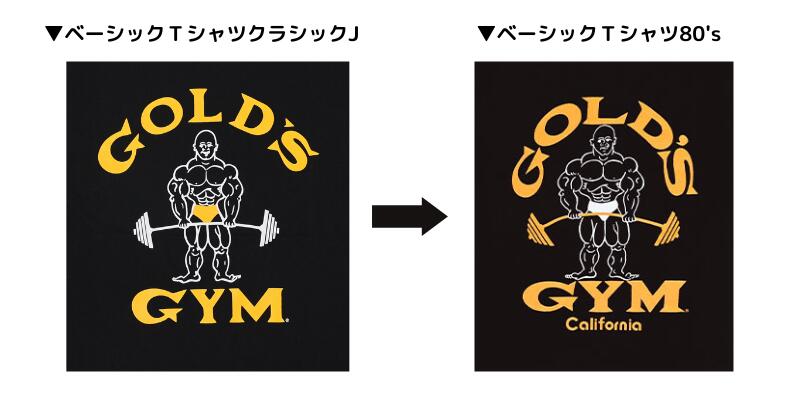 GOLD'S GYM G5180 ベーシックTシャツ80’s 1980年代のロゴ