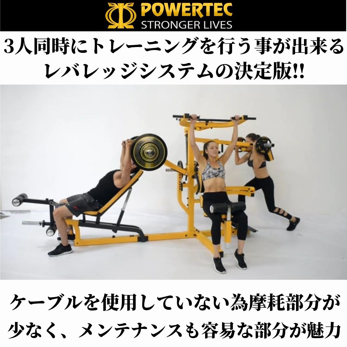 POWERTEC パワーテック WB-MS20 マルチシステム 受注発注品 日本総代理店 筋トレ トレーニング トレーニングマシン ホームジム  同時に3人トレーニング : powertec-wbms14 : フィットネスショップ Yahoo!店 - 通販 - Yahoo!ショッピング