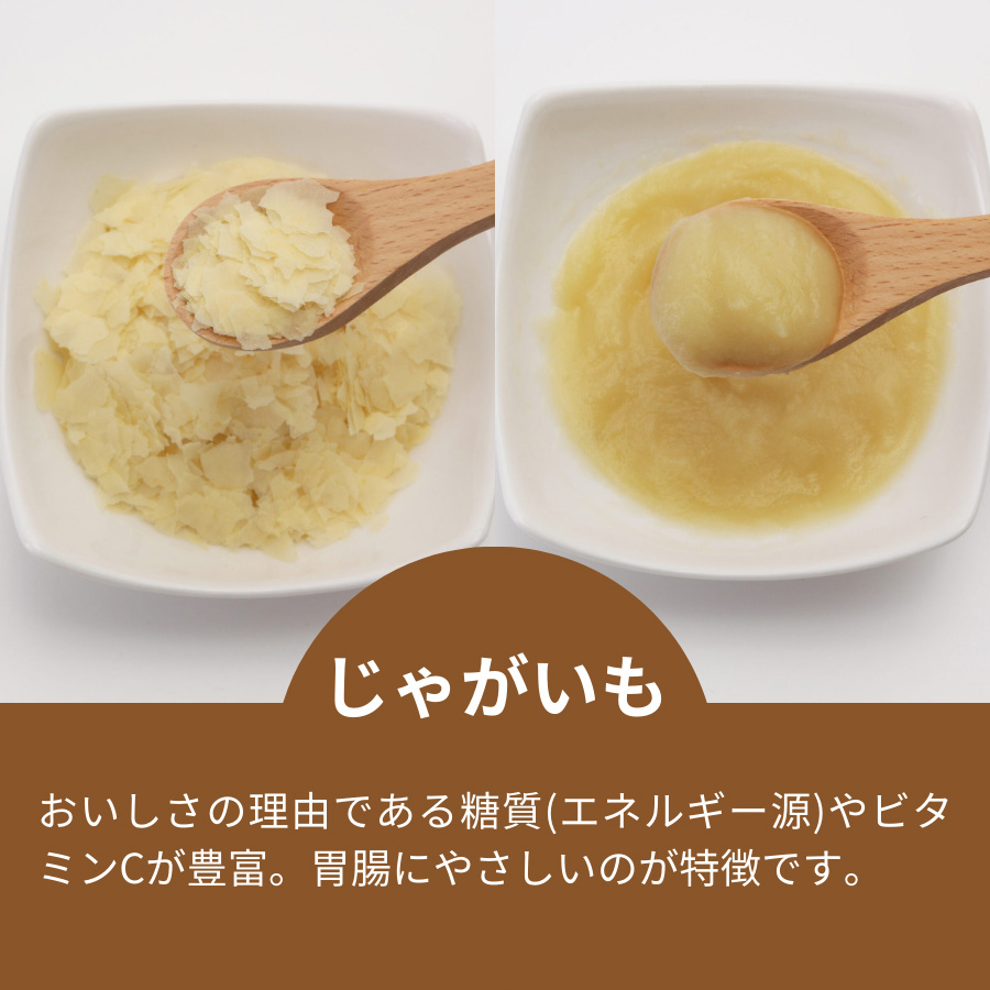 犬用 素材100% 野菜フレーク 35g 国産 北海道産 無添加 成犬 シニア 老犬 防災食 にんじん かぼちゃ じゃがいも とうもろこし ペースト |  | 06